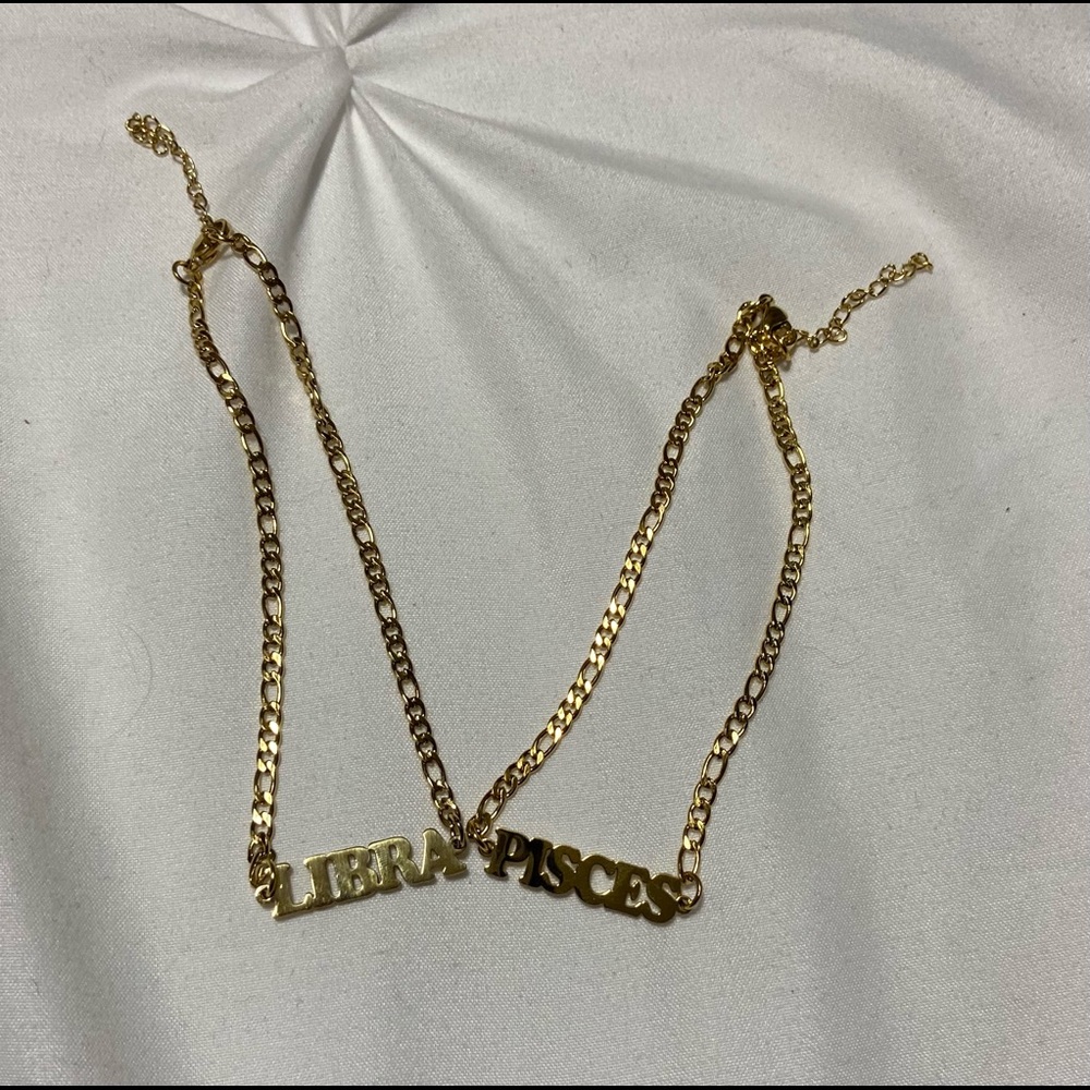 Zodiac anklets